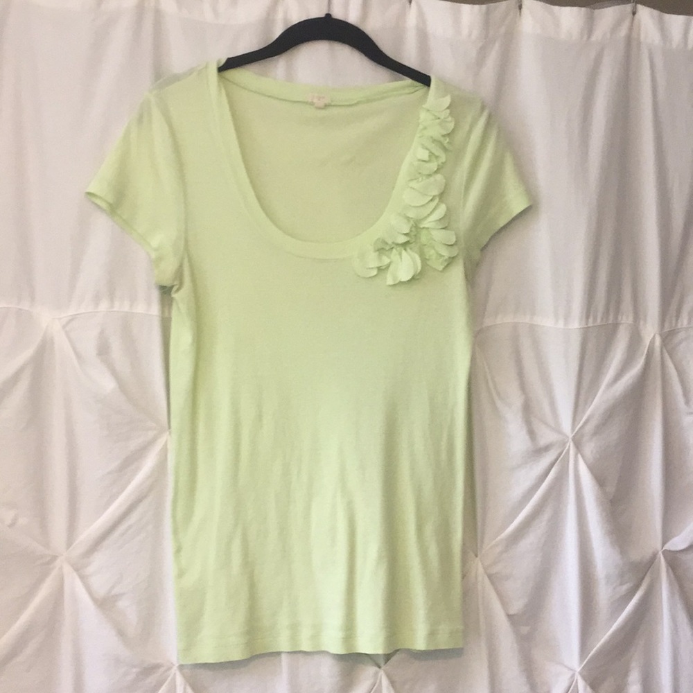 Mint green top